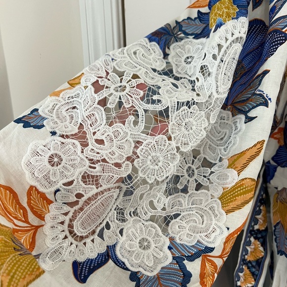 Farm Rio Off-White Summer Flowers - Size XL - NWT - Picture 7 of 14